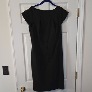 Ann Taylor Classic Black Midi Dress